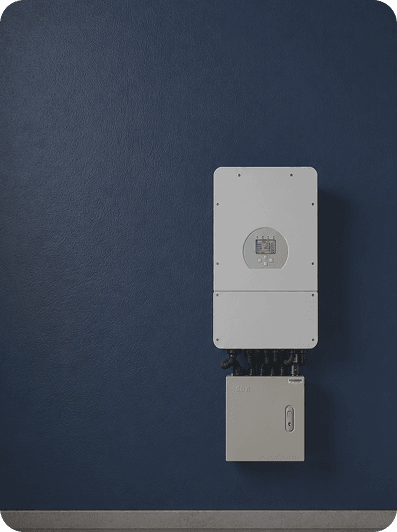 Wall-mounted hybrid inverter and battery storage unit